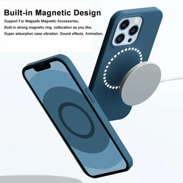 Srayk Liquid Silicone iPhone 13 Pro Max Case With Charging Animation