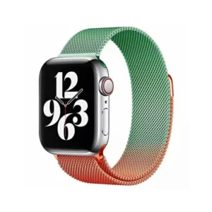 Stainless Steel Milanese Loop Adjustable Wristband for iWatch Series 8/7/6/5/4/3/2/1/SE