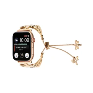 Dragonfly bracelet strap compatible with Apple Watch 1 2 3 4 5 6 7 8 SE Ultra Series and Samsung Watch Band