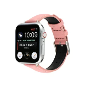 Women's Leather Appler Watch Straps Compatible Apple Watch 1 2 3 4 5 6 7 8 SE Ultra Series and Samsung Watch